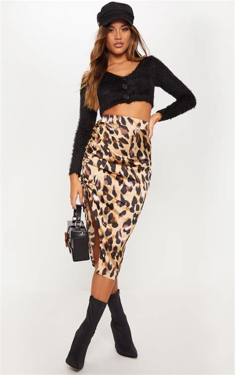 petite leopard print skirt.